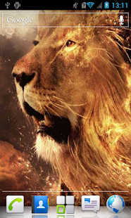 How to download Lion in Fiery Sparks LWP 1.0 apk for android