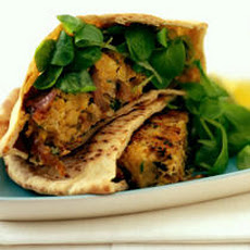 Caramelized Onion and Chickpea Burgers Recipe