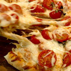 Fresh Tomato and Basil Pizza