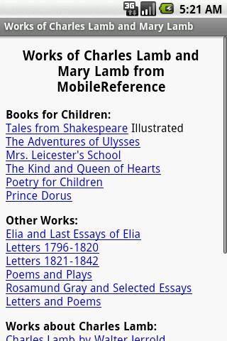 Works of Charles and Mary Lamb