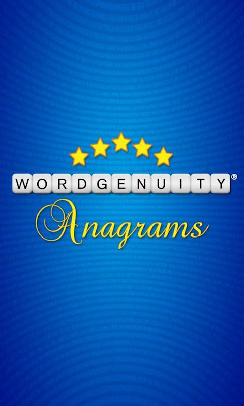 Android application Wordgenuity® Anagrams screenshort