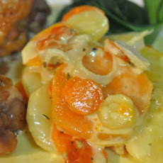 Sweet Potato & Parsnip Gratin