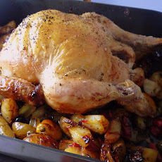 Lemon Herb Chicken With Roast Potatoes