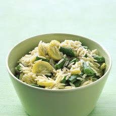Orzo and Snap Pea Salad