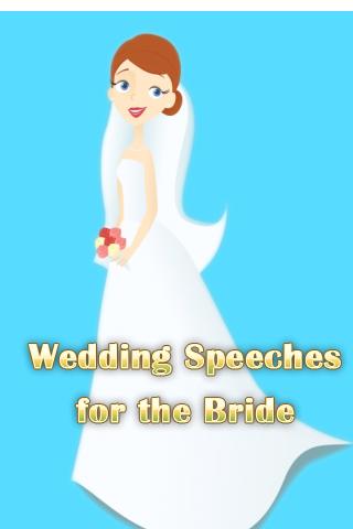 Wedding Speeches for the Bride