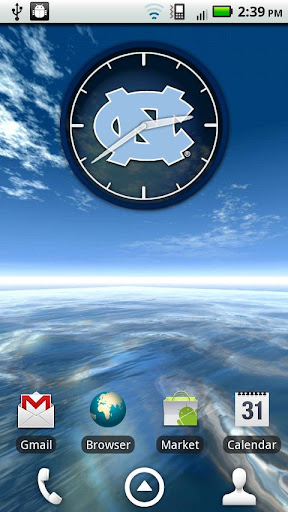 【免費個人化App】North Carolina Tar Heels Clock-APP點子