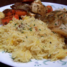 Saffron Scented Fruity Yellow Rice - Rice Cooker
