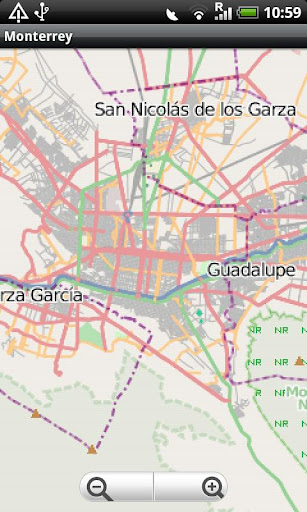 Monterrey Street Map