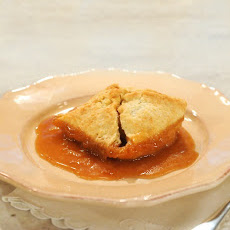 Apple Dumplings with Cider-Rum Sauce