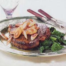 Rib-Eye Steaks with Curried Salt