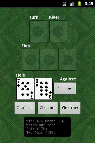 Texas Hold'Em Calculator