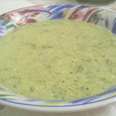 Chilled Minted Zucchini Soup