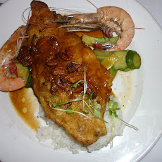 Pecan Catfish With Lemon Sauce