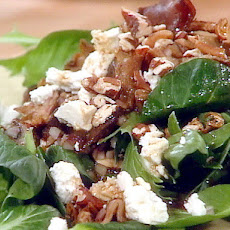 Warm Roasted Mushroom and Feta Salad