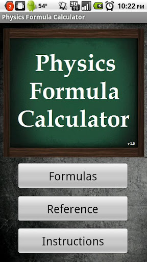 Physics Formula Calculator 1.1