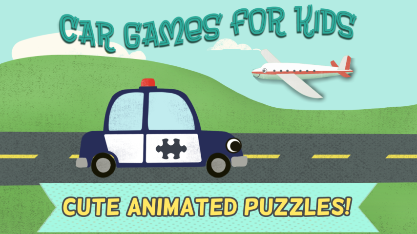 Android application Car Games for Kids- Puzzles screenshort