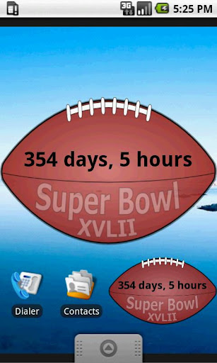 Super Bowl XVLIII Widget