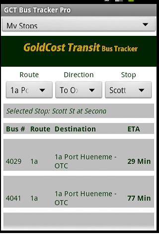 Gold Cost Transit Bus Times