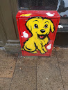 Puppy Electric Box Mural