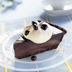 Triple-Chocolate Pudding Pie with Cappuccino Cream