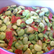 Lima Beans With Bacon