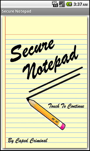 Secure Notepad