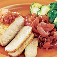 Beer-Brined Pork Chops with Onion Marmalade