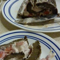 Strawberry Filled Chocolate Roulade