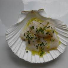 Scallop Crudo with Citrus, Mint and Sea Salt