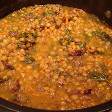 Lentil Soup with Andouille Sausage