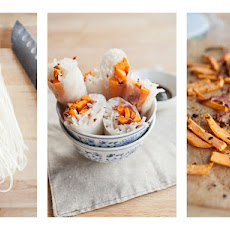 {Sweet Chili} Roasted Sweet Potato Spring Rolls