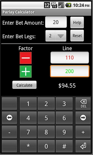 Parlay Calculator