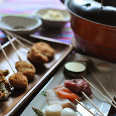 Kushiage (Japanese style oil fondue)