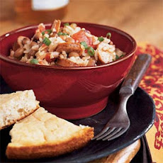 Black-Eyed Peas and Rice with Andouille Sausage
