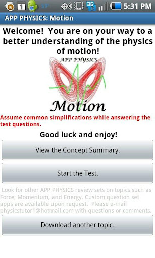 Physics: Motion