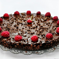 Raw Vegan Chocolate and Raspberry Birthday Cake
