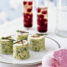 Herbed Crepes with Smoked Salmon and Radishes