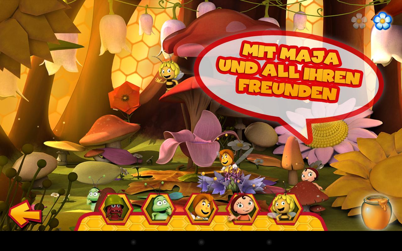 Android application Maya the Bee: Flowerparty Lite screenshort