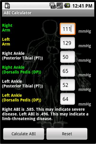 ABI Calculator