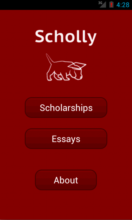 Android application Scholly: Scholarship Search screenshort