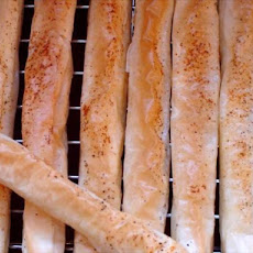 Phyllo Cheese Straws With Pesto
