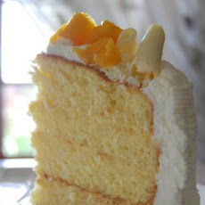 Passion Fruit Chiffon Cake With Passion Fruit Mousse and Whipped