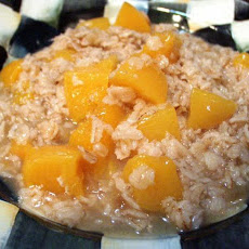 Ginger Peach Oatmeal