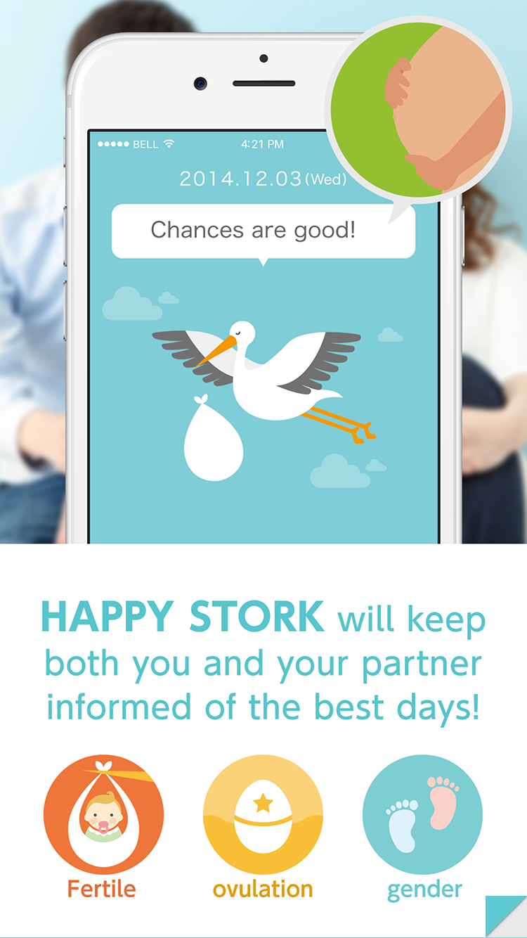 Android application Happy Stork :Pregnancy Support screenshort