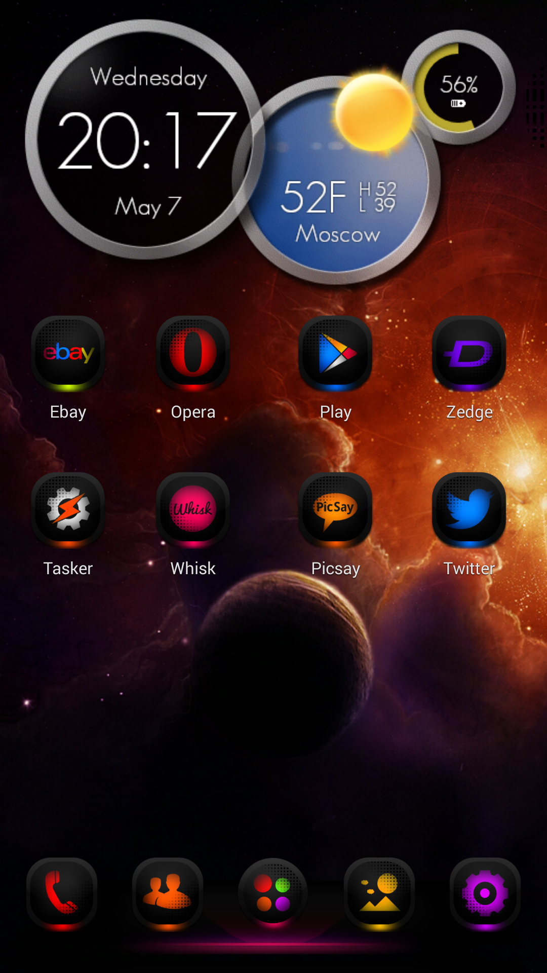 Android application Next Launcher Theme MagicMix screenshort