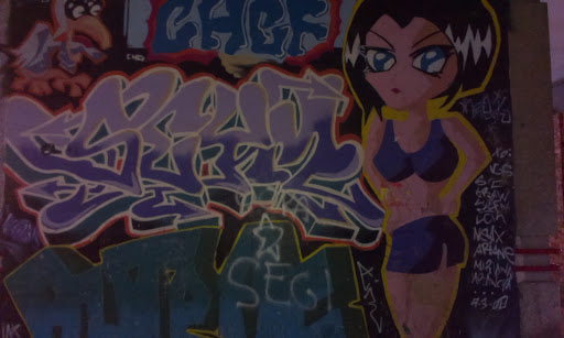 Graffiti Buitre-chica