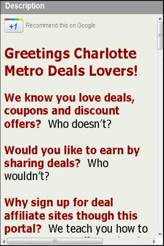 Deals Charlotte Rewards Cash