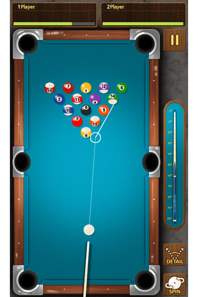 Android application The king of Pool billiards screenshort
