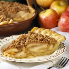 Peanut Crumb Apple Pie