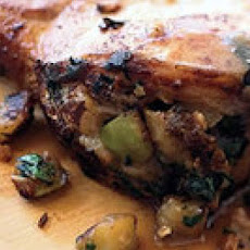 Pork Chops with Granola-Apple Stuffing